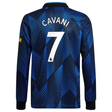 Camisolas de Futebol Manchester United Edinson Cavani 7 3ª 2021 2022 – Manga Comprida